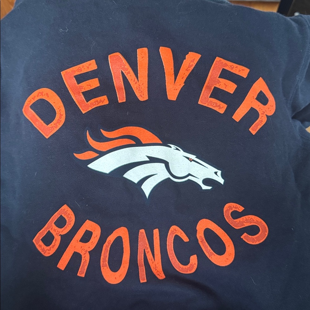 Denver Broncos full zip hoodie